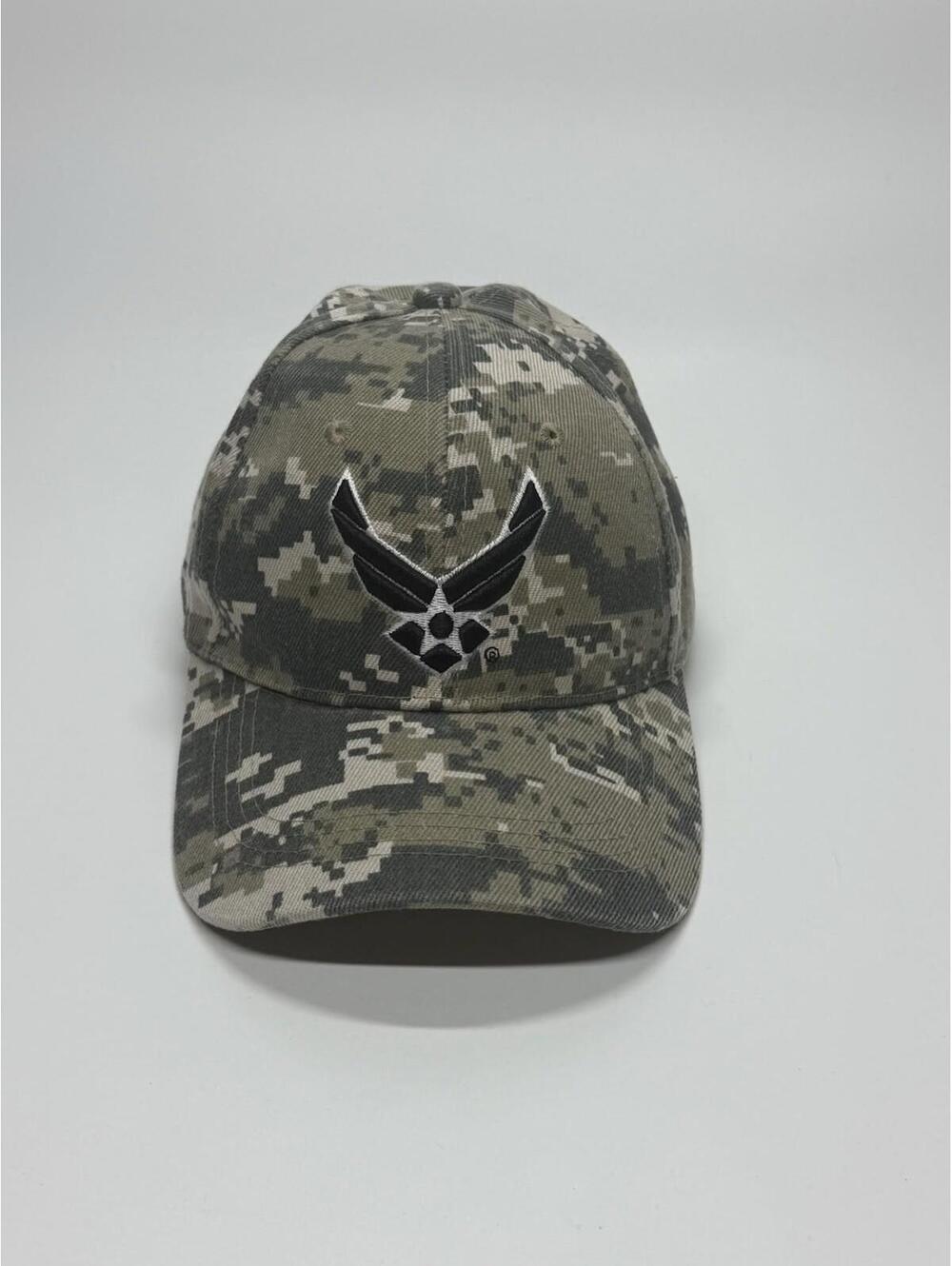 US Air Force ABU Digital Camo Adjustable Baseball Cap Hat Logo